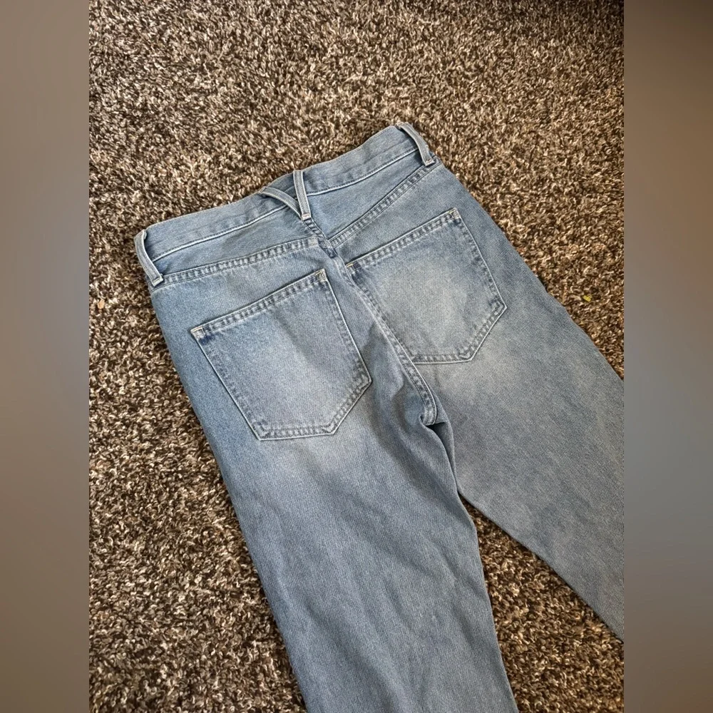 Veronica Beard Dylan full‎ length straight high rise jeans size 24 sunset pier